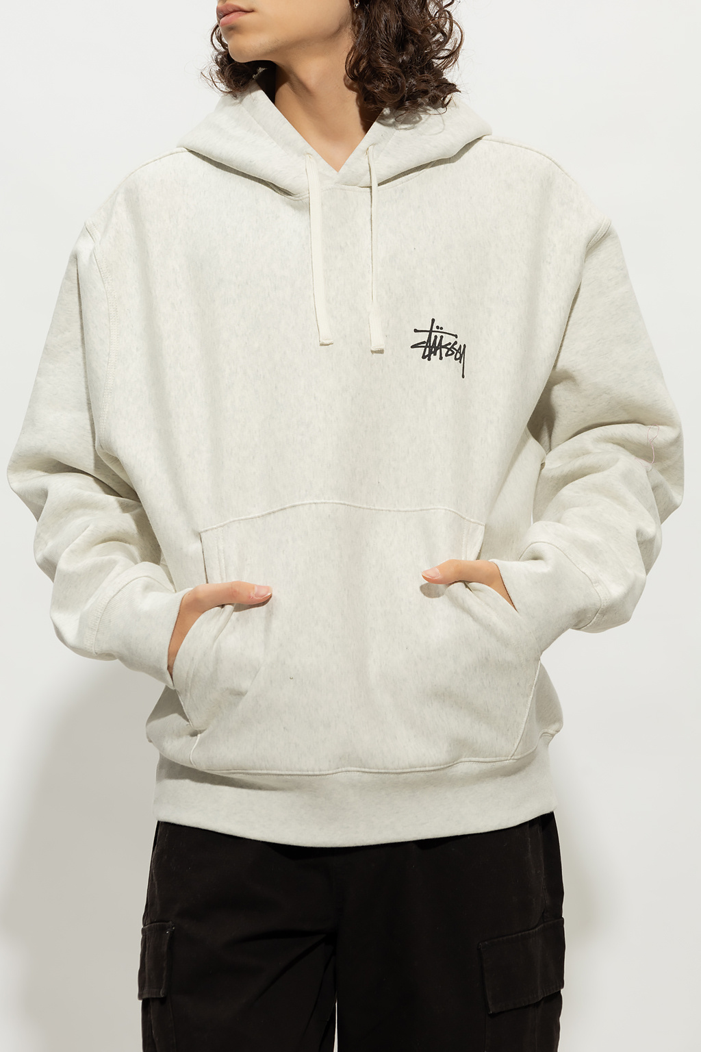 Stussy best sale hoodie grå